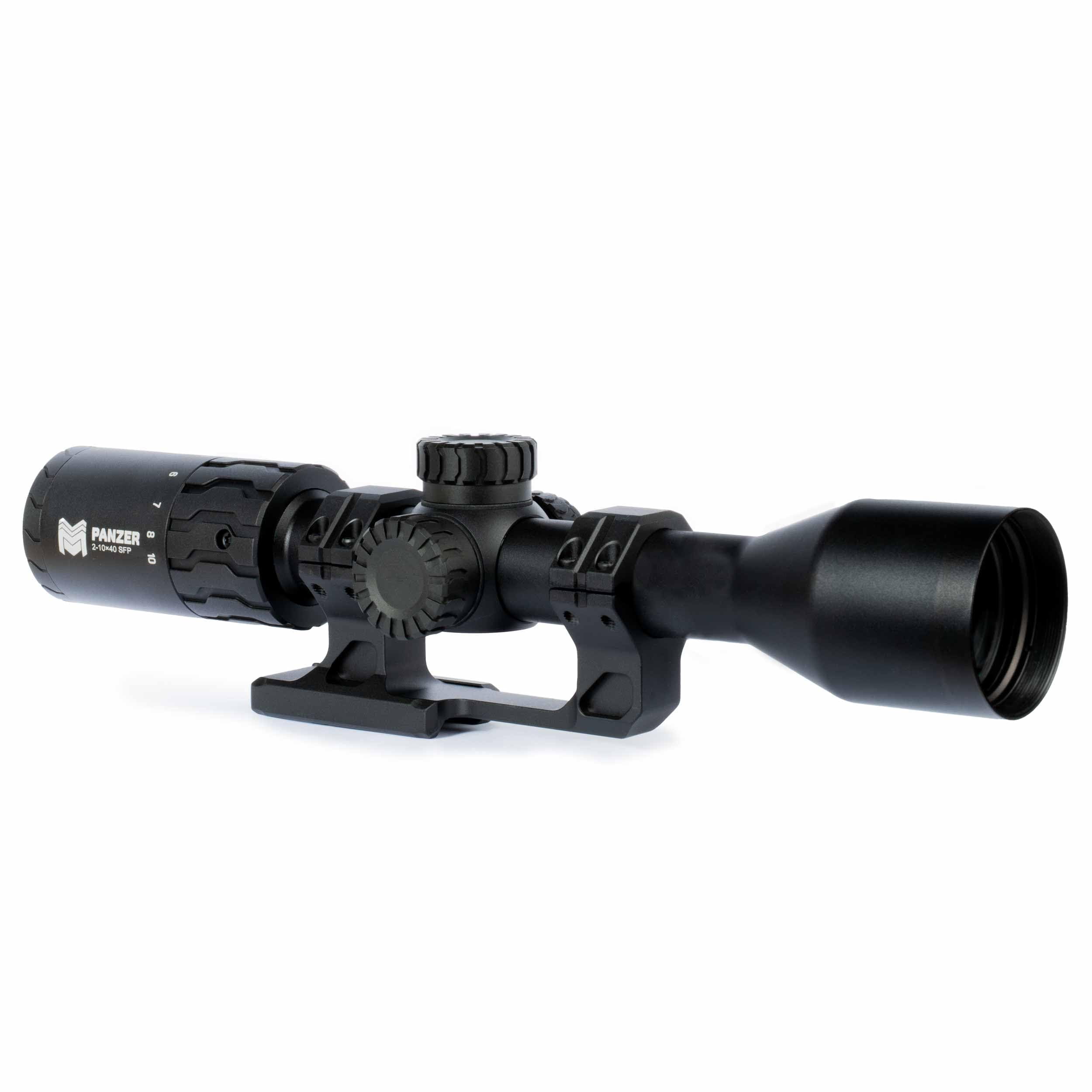 Monstrum Panzer 2-10x40 Scope with Offset Scope Mount | FMR1 Reticle