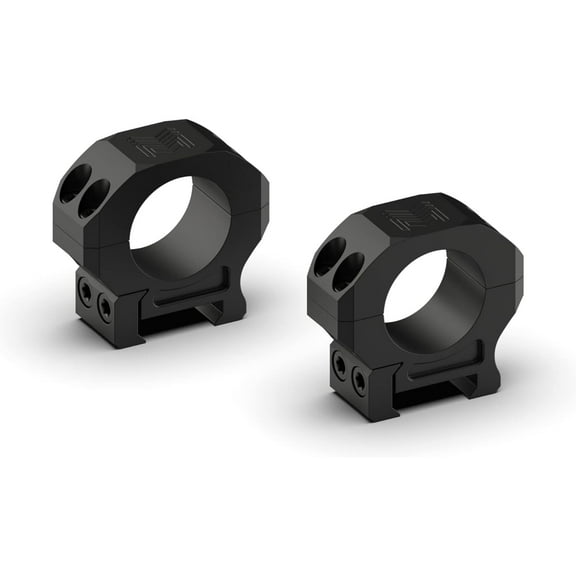 Monstrum Pro Series 7075 Aluminum Scope Rings, 1in, Low Profile, Black