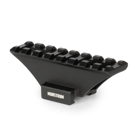 Monstrum Razorclaw Ultralight Picatinny Riser Mount with Recoil Stop Base | 8 Slot Length | High Profile (1.0 inch Height)