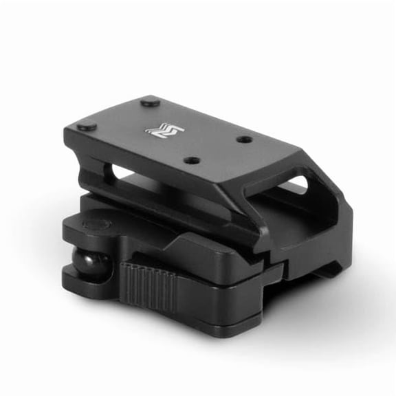 Monstrum Red Dot Riser Mount with Hypergrip QD Quick Release | 1.6 inch Center Height | Shield RMS/RMSc/407k/507k Footprint