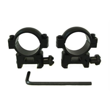 Monstrum Tactical Scope Ring Set for Picatinny/Weaver Rails | 1 inch Diameter | Medium Profile