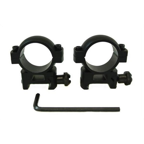 Monstrum Tactical Scope Ring Set for Picatinny/Weaver Rails | 1 inch Diameter | Medium Profile