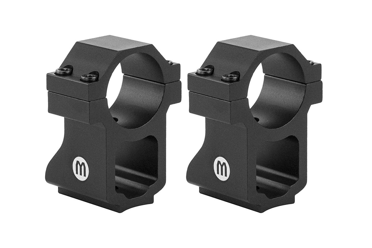 Monstrum Tactical Ruger 10/22 Rifle Scope Rings with See-Through Base | 1 Inch Diameter