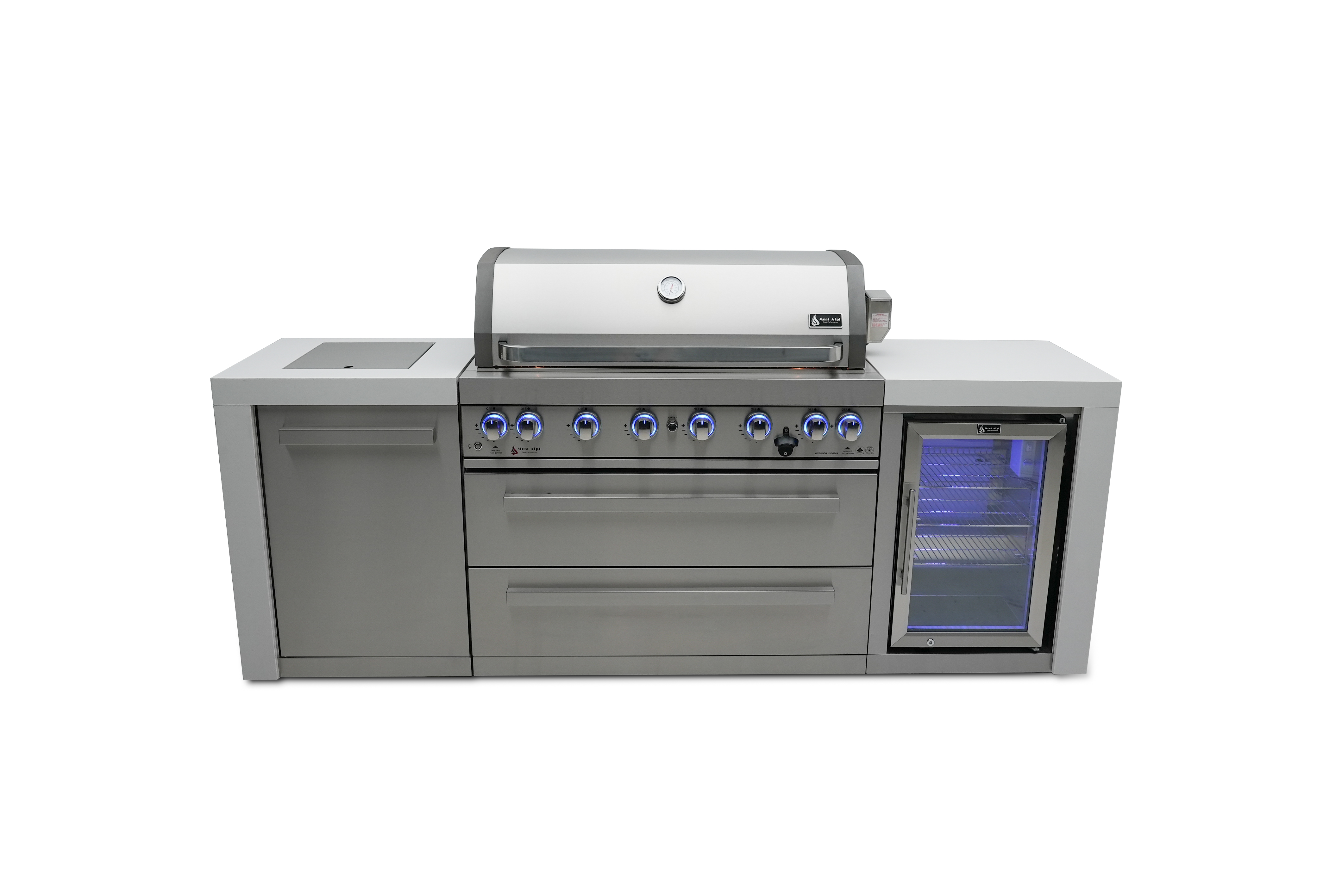 Mont Alpi 805 Grill Deluxe Island with Fridge cabinet - image 1 of 3