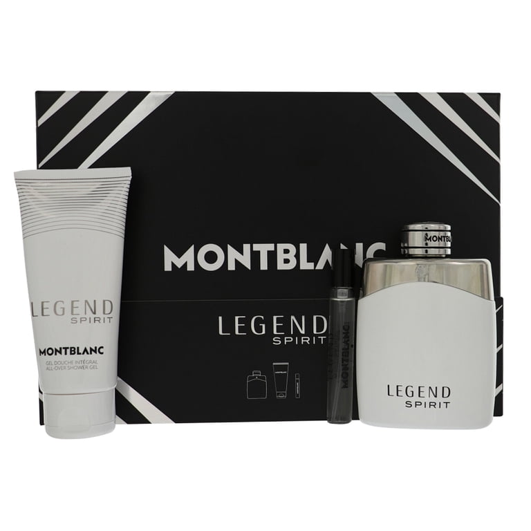 Montblanc, Legend Spirit Eau De Toilette Spray, 3.3 oz, Gift Set