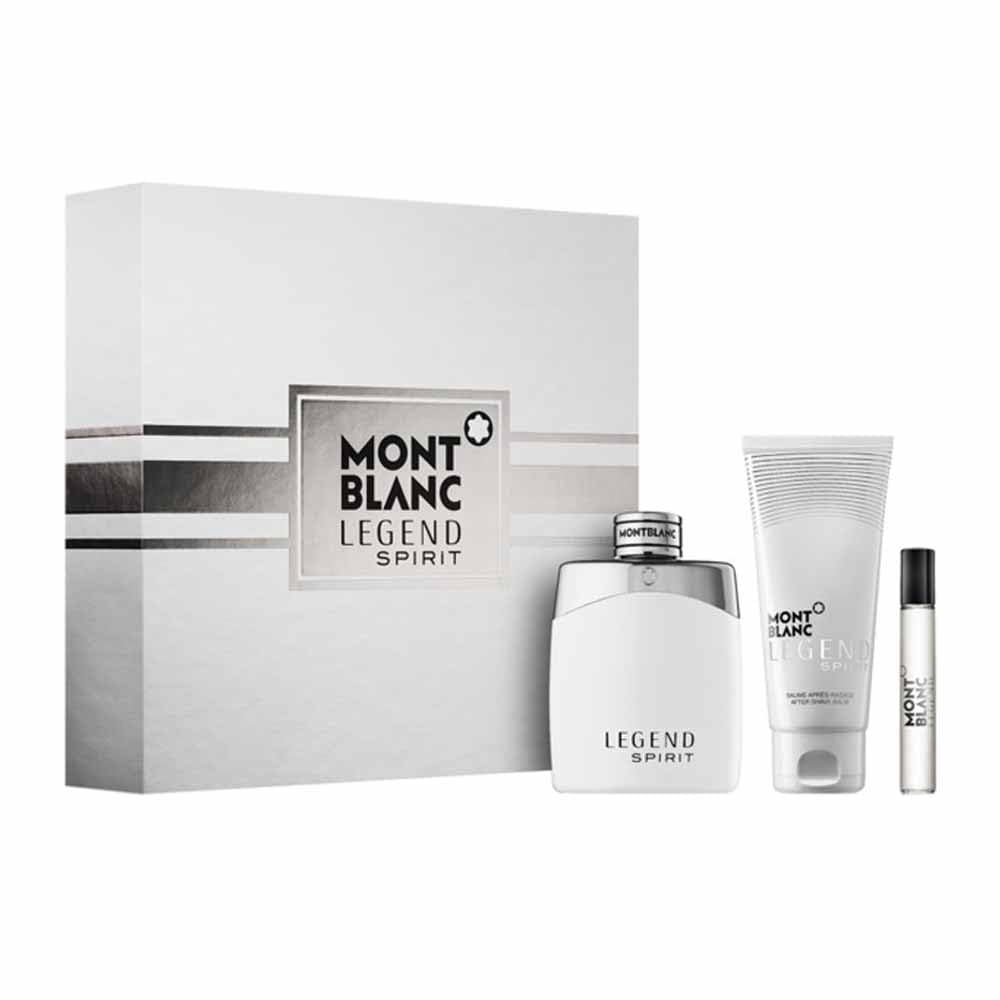 Montblanc, Legend Spirit Eau De Toilette Spray, 3.3 oz, Gift Set