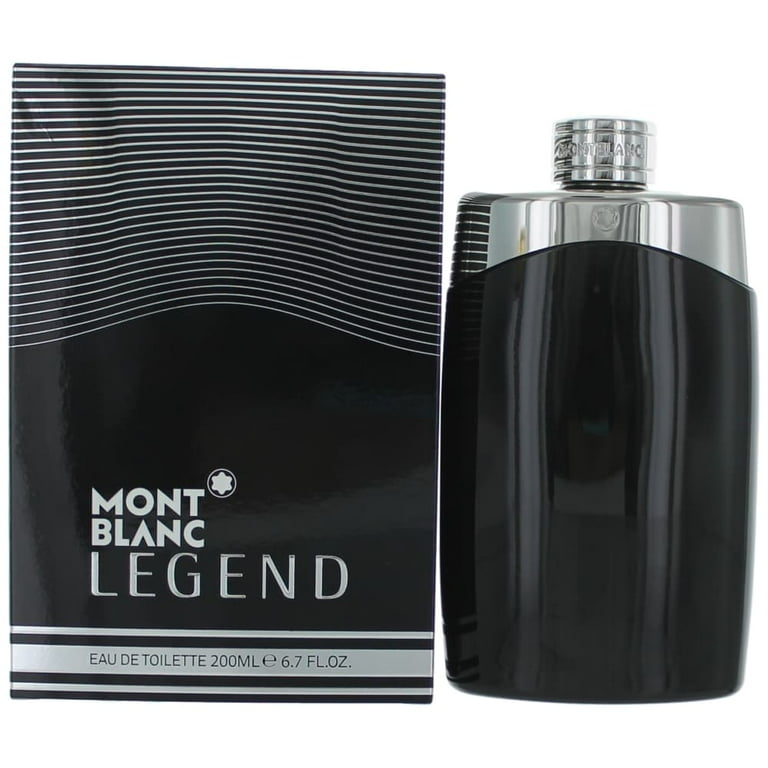 Montblanc Legend EDT Spray, 6.7 oz, Men's Fragrance with Bergamot
