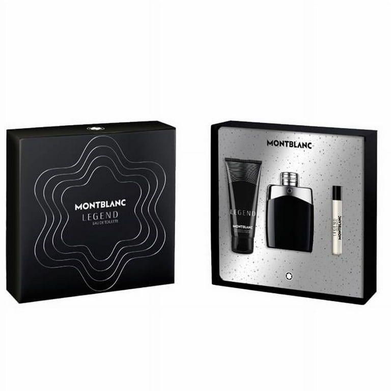 Mont Blanc Legend Men's Cologne Perfume Kit, 3 Piece Gift Set