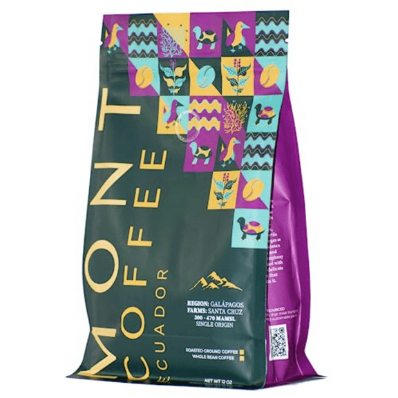 Mont Coffee - Galapagos - Specialty Single Origin Ecuadorian Arabica Coffee | Deluxe | Fresh Roast - Ground Coffee
