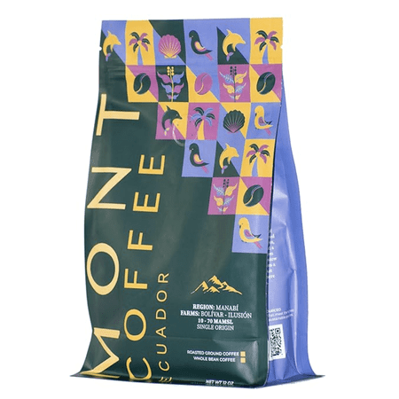 Mont Coffee - Manabí - Specialty Single Origin Ecuadorian Arabica Coffee | Deluxe | Fresh Roast - Ground Coffee