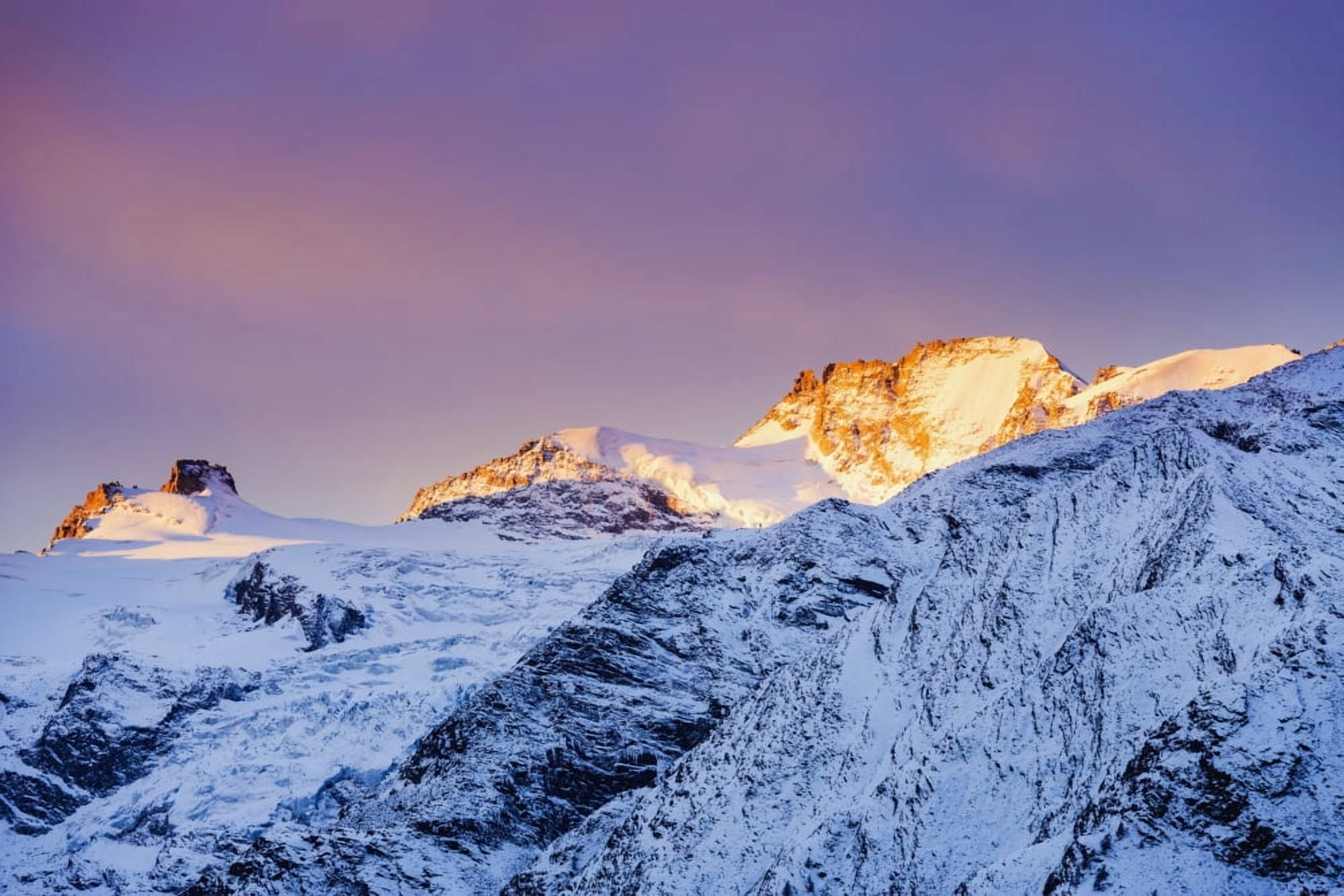Mont Gran Paradiso Gran Paradiso National Park Italy Canvas Art - Yves Marcoux Design Pics (19 x 12)