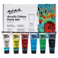 thumbnail image 1 of Mont Marte Signature Acrylic Color Paint Set, 6 x 2.5oz (75ml), Semi-Matte Finish, 6 Colors, Suitable for Most Surfaces Including Canvas, Card, Paper and Wood, 1 of 1