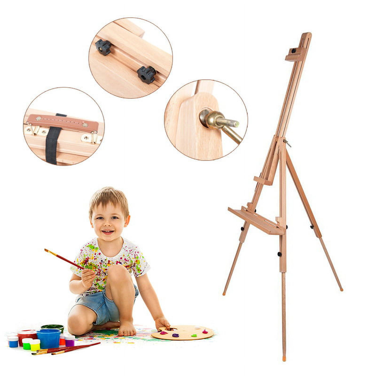 Mont Marte Tripod Easel for Painting, Tripod Easel H.D. Beech Field