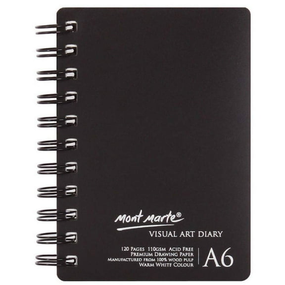 Mont Marte Visual Art Diary A6 120page