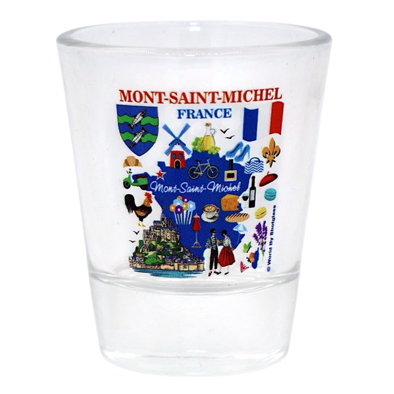 Mont Saint-Michel France Great French Cities Collection Shot Glass
