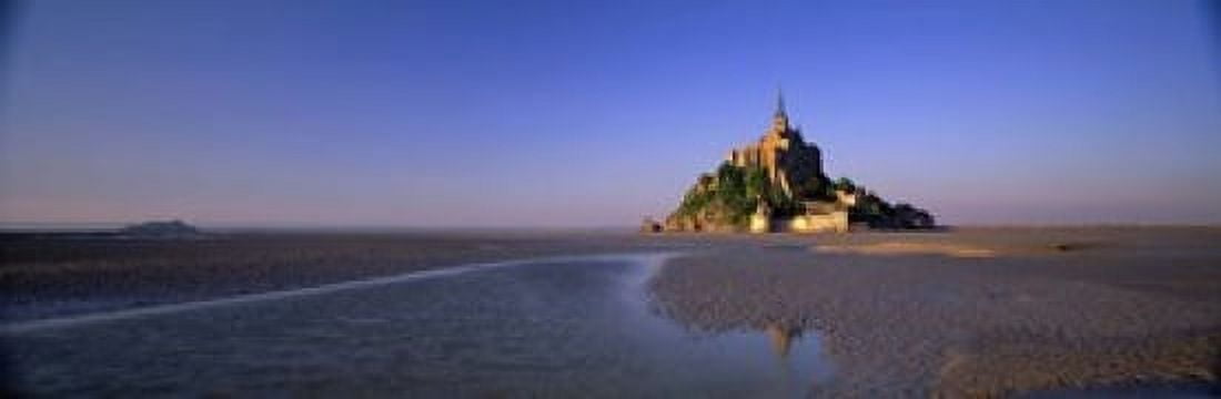 Mont Saint Michel Normandy France Canvas Art - Panoramic Images (18 x 6)