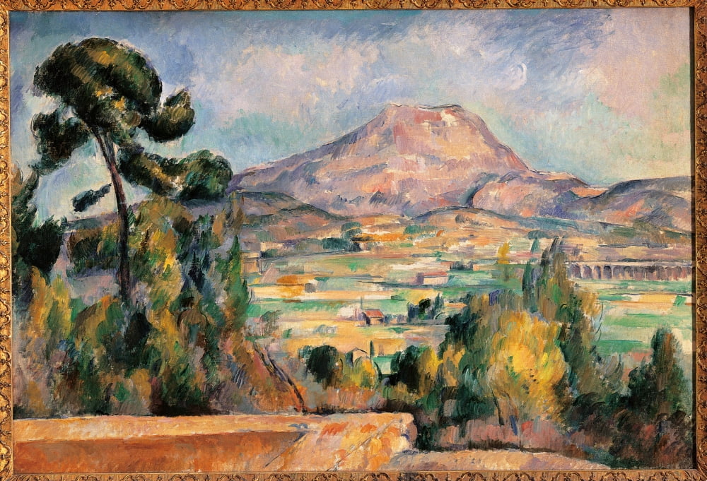 Mont Sainte Victoire Canvas Art - (36 x 24)