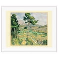 thumbnail image 1 of Mont Sainte-Victoire and the Viaduct of the Arc River Valley France - From an Original Color Painting by Paul Cézanne c.1882 - Fine Art Rolled Canvas Print (Unframed) 16in x 20in, 1 of 4