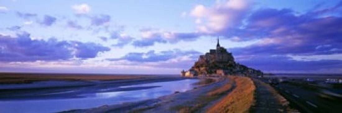 Mont St Michel France Canvas Art - Panoramic Images (18 x 6)