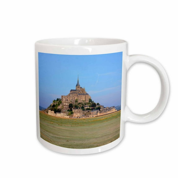 3drose, Mont St. Michel, Normandy, France., 11oz Mug