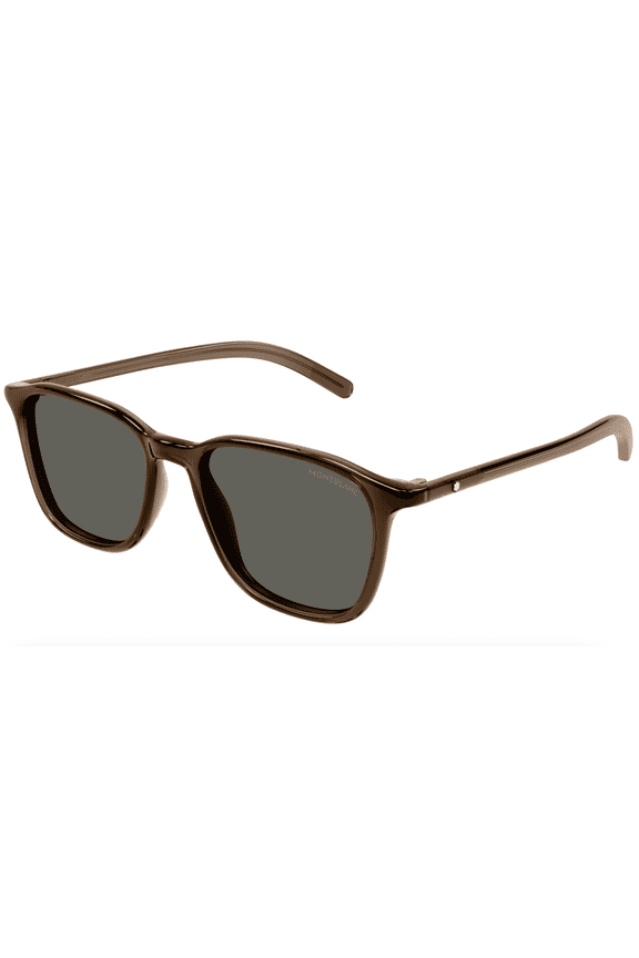 MB0325S-003 Timeless Green: Classic Square Brown Sunglasses for mens