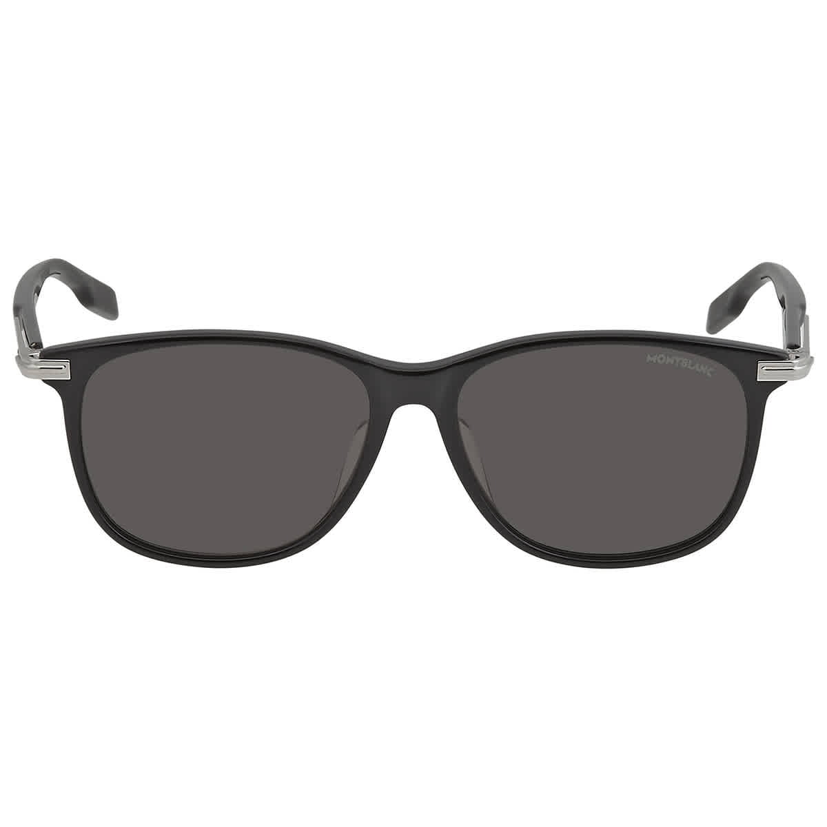 MASU X BLANC Sunglasses　black Montblanc Rectangular Sunglasses in Sunglasses | Black