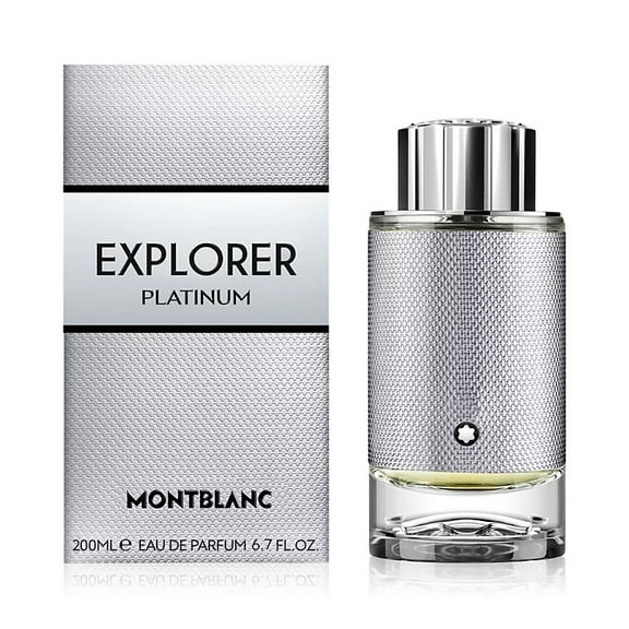 MontBlanc Men's Explorer Platinum EDP Spray 6.7 oz Fragrances 3386460146081