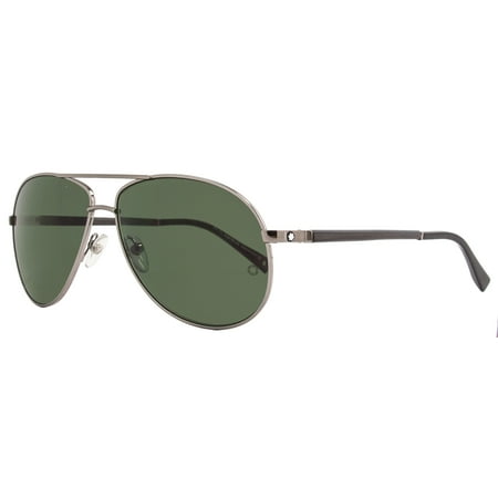 MontBlanc Men's MB325S Metal Sunglasses GREEN 60