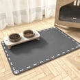 thumbnail image 1 of MontVoo-Dog Food Mat-Absorbent Dog Bowl Mat-Quick Dry Dog Mat for Food and Water-Pet Food Mat-Dog Placemat-Dog Water Mat for Sloppy Drinkers, 1 of 6