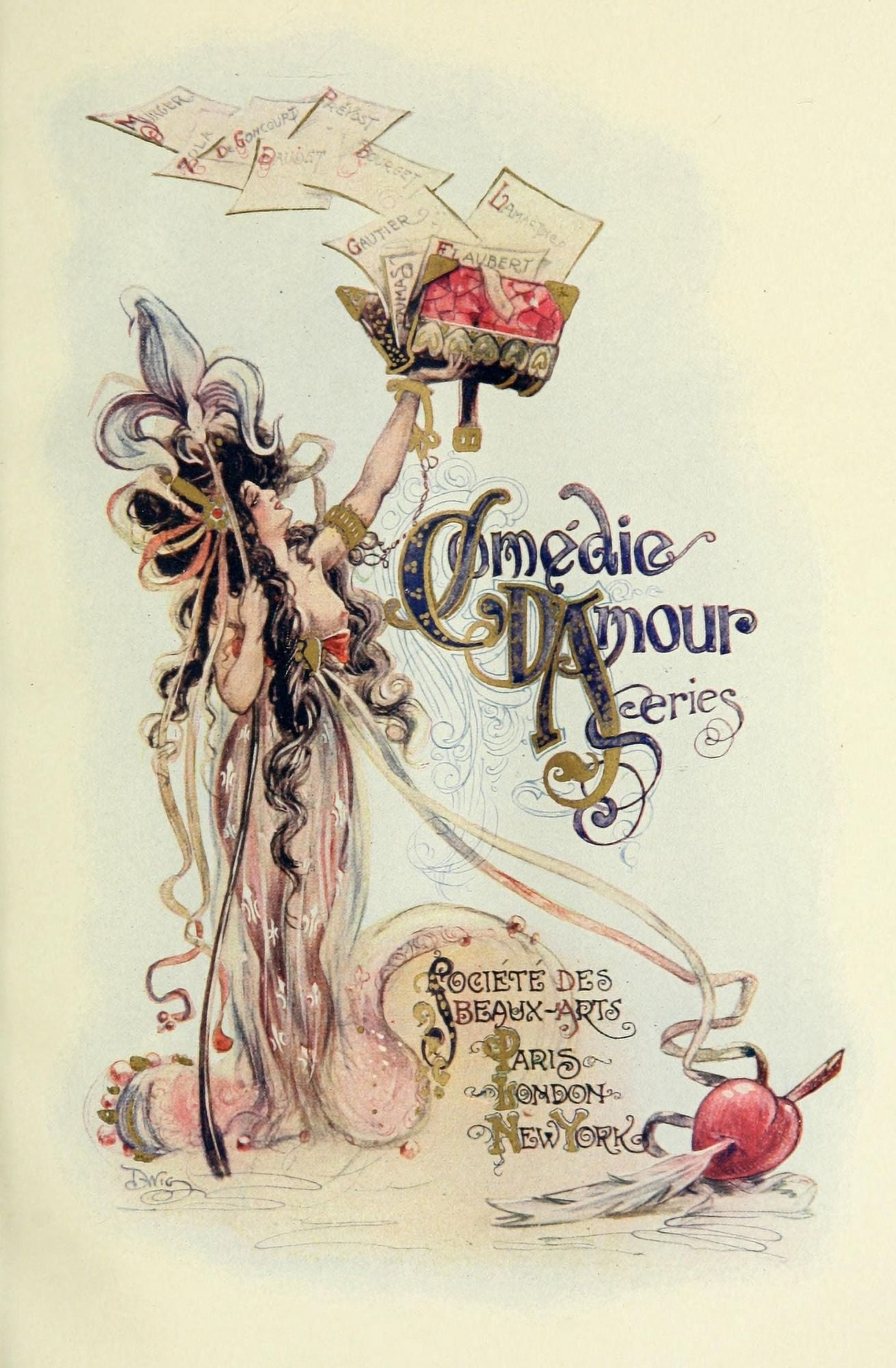Montader The Bohemians of the Latin quarter 1905 Comedie DAmour Canvas Art - (18 x 24)