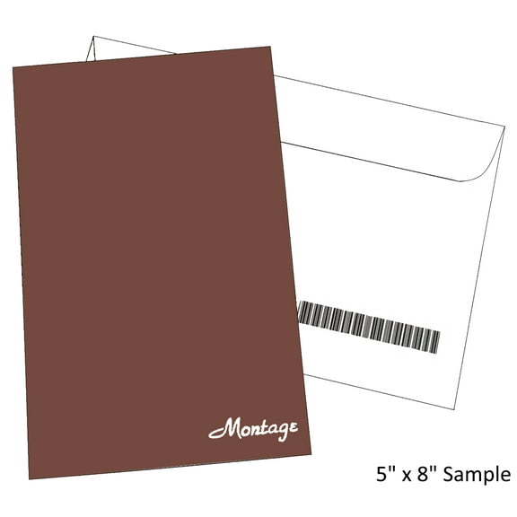 Montage Signature Interior/Exterior Eco-Friendly Sample Swatch, BrickRed