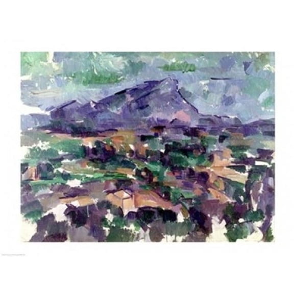 Montagne Sainte-Victoire Poster Print by Paul Cezanne - 36 x 24 in. - Large