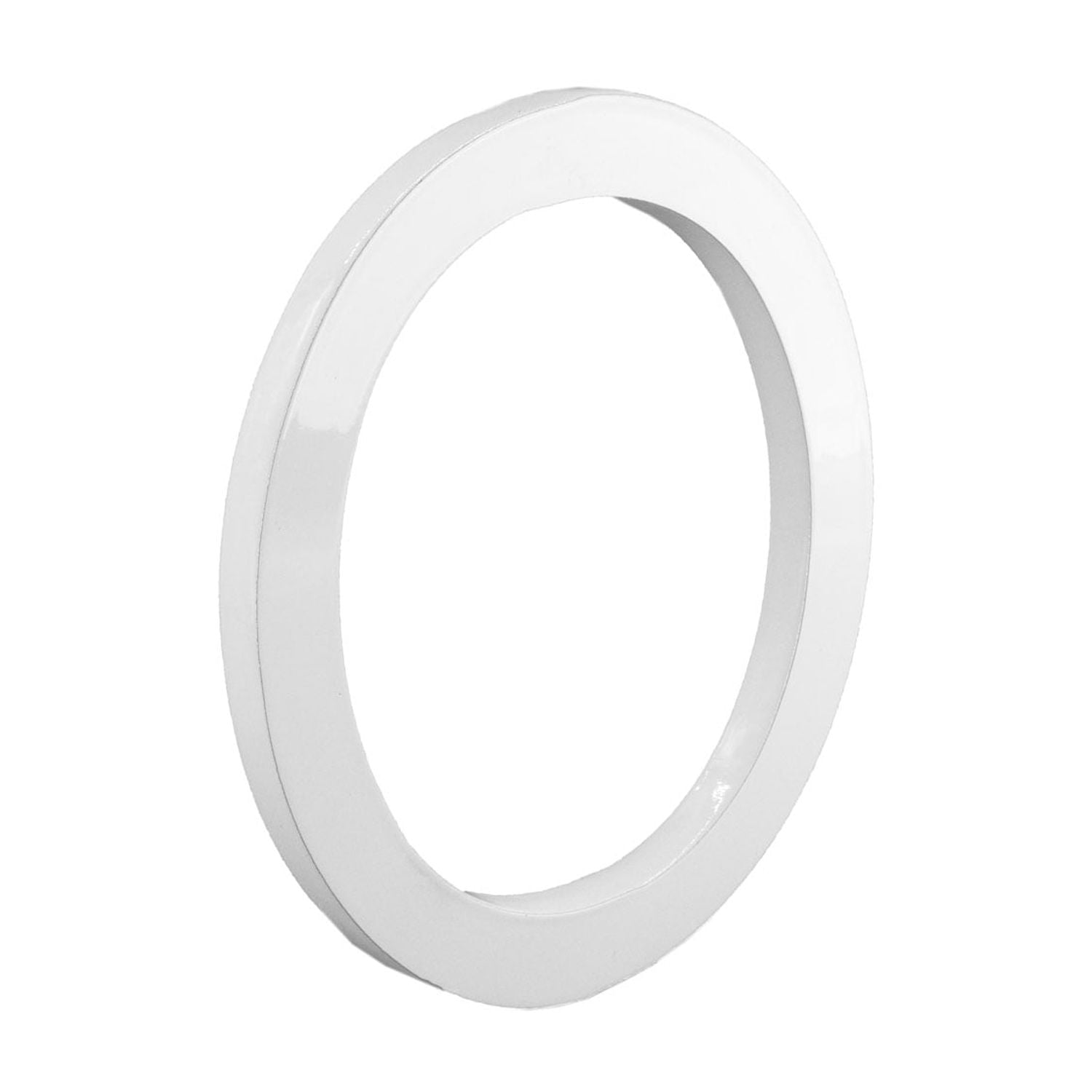 Montague Metal Products 12" White Floating or Flat Modern House Numbers 0-9 - 0