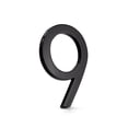 thumbnail image 1 of Montague Metal Products 16" Black Floating or Flat Modern House Numbers 0-9 - 9, 1 of 3