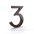 thumbnail image 1 of Montague Metal Products 16" Roman Bronze Floating or Flat Modern House Numbers 0-9 - 3, 1 of 3