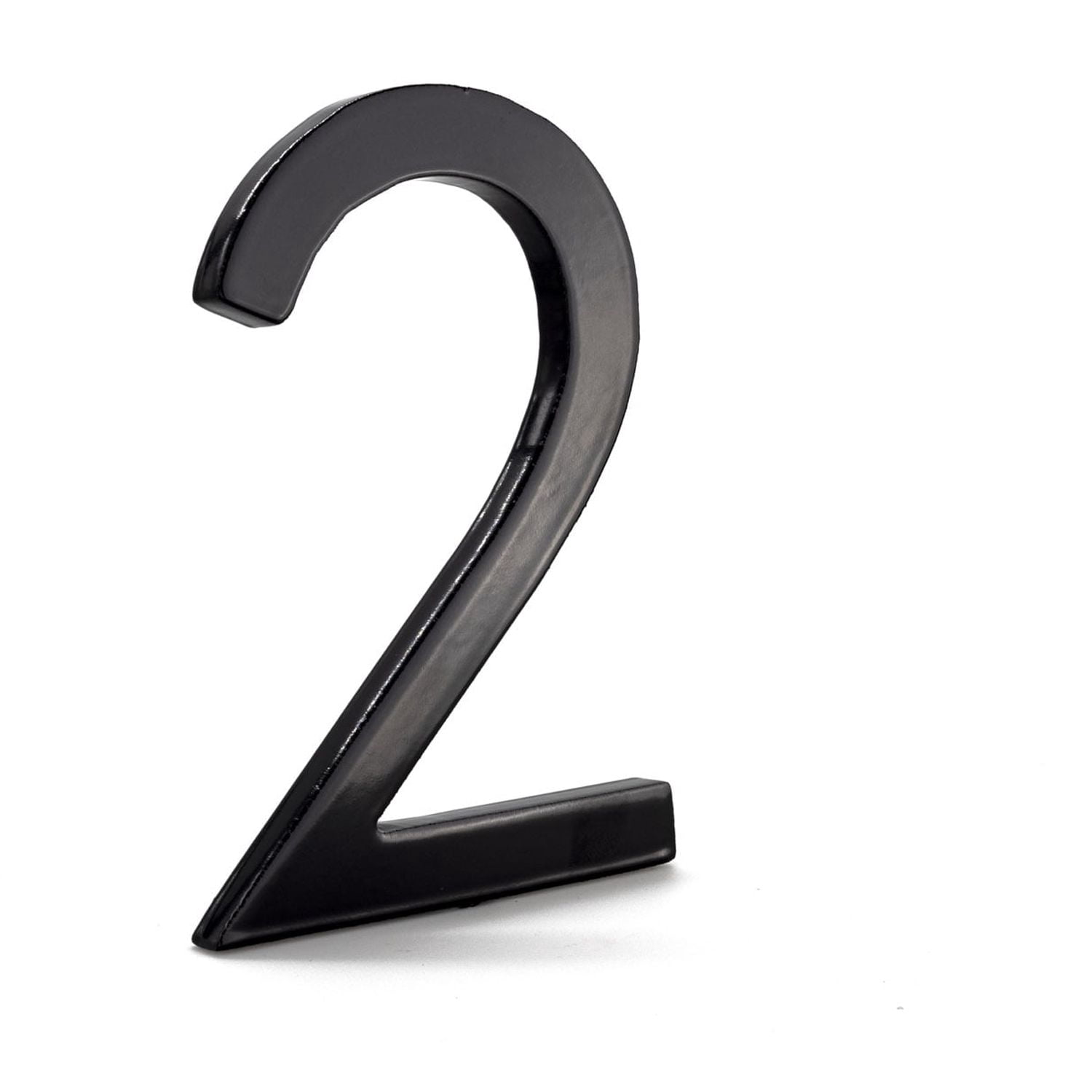 Montague Metal Products 24" Black Floating or Flat Modern House Numbers 0-9 - 2