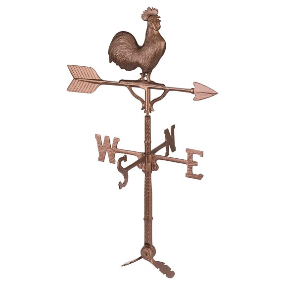 Montague Metal Products - 32'' Aluminum 3D Rooster Weathervane - Oil Rubbed