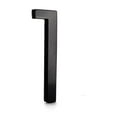 thumbnail image 1 of Montague Metal Products 4" Black Floating or Flat Modern House Numbers 0-9 - 1, 1 of 3