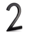 thumbnail image 1 of Montague Metal Products 6" Black Floating or Flat Modern House Numbers 0-9 - 2, 1 of 3