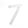 thumbnail image 1 of Montague Metal Products 8" White Floating or Flat Modern House Numbers 0-9 - 7, 1 of 3
