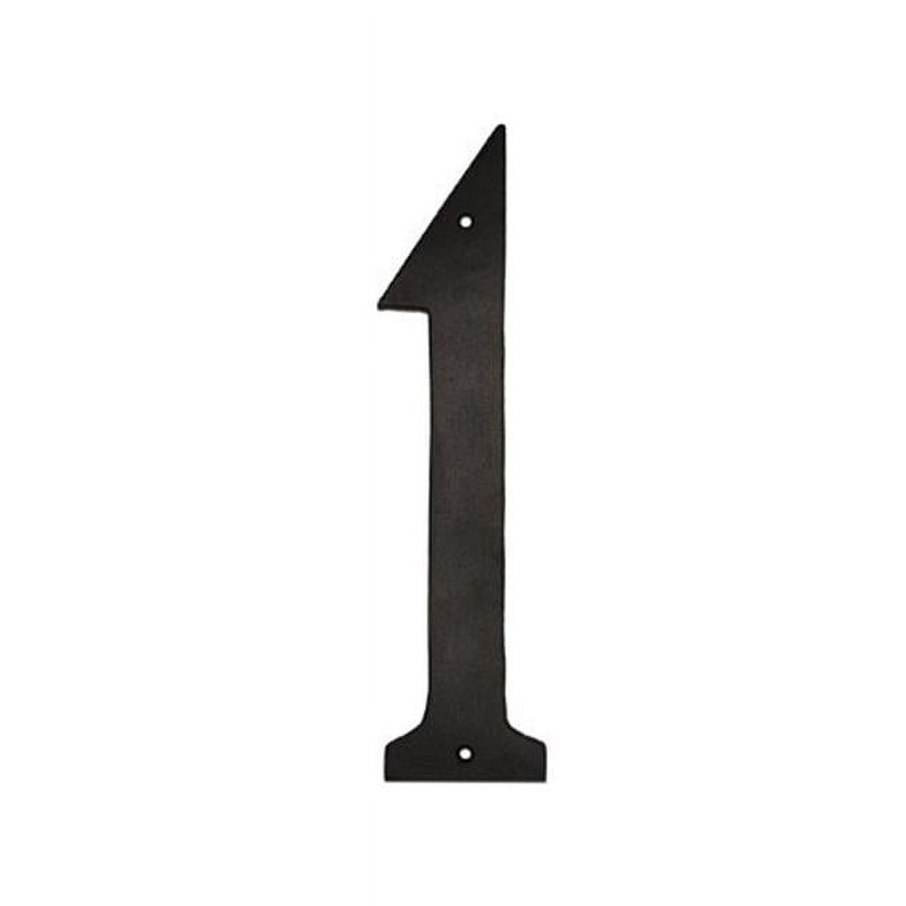 Montague Metal Products CSHN-1-4 4 In. Standard Modern Font Individual House Number 1 - image 1 of 11
