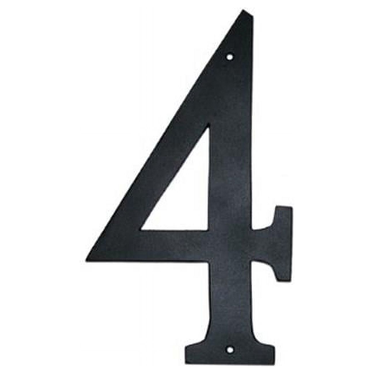 Montague Metal Products CSHN-4-12 12 In. Standard Modern Font Individual House Number 4 - image 1 of 11