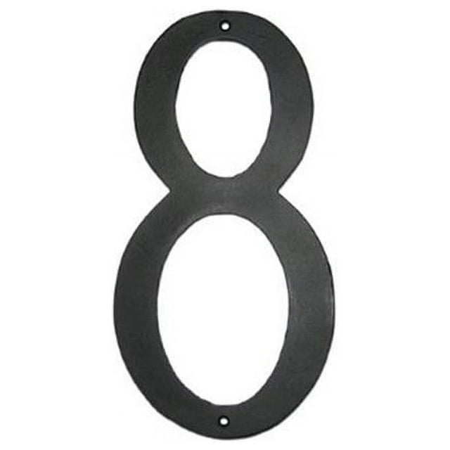 Montague Metal Products CSHN-8-6 6 In. Standard Modern Font Individual House Number 8