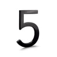 thumbnail image 1 of Montague Metal Products 8" Black Floating or Flat Modern House Numbers 0-9 - 5, 1 of 3