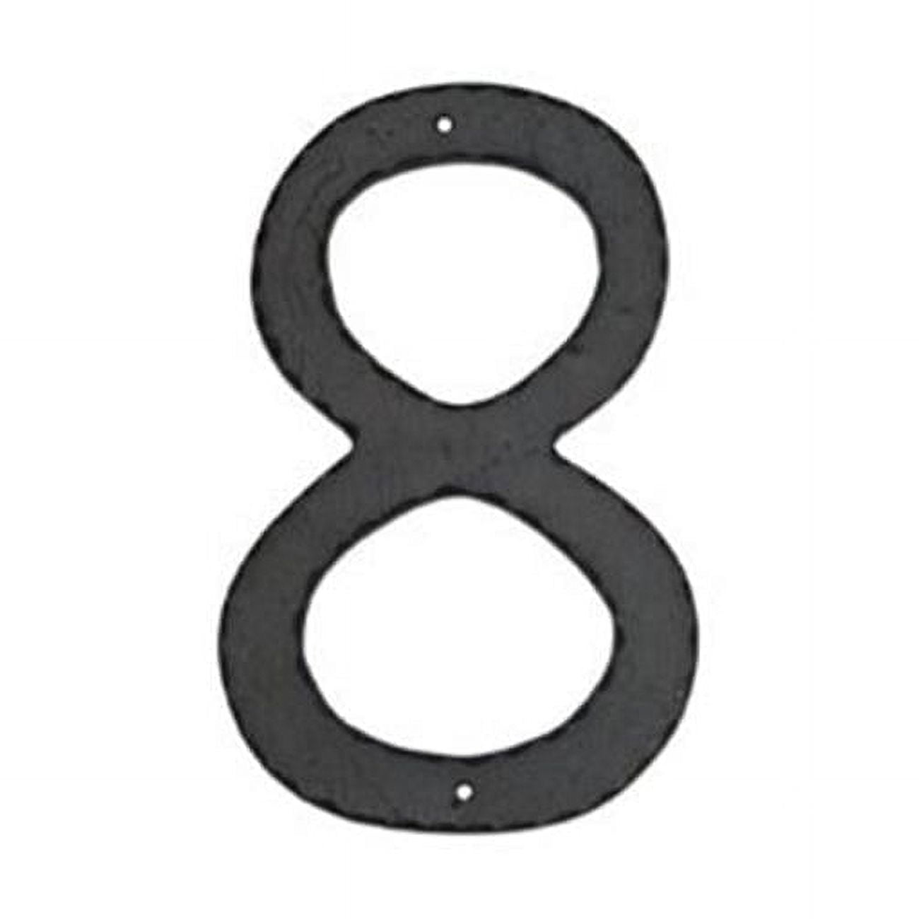 Montague Metal Products Textured Modern Font Individual House Number 8 ...