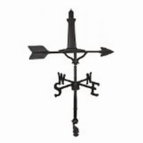 Montague Metal Products WV-293-SB 200 Series 32 In. Black Cape Cod Lighthouse Weathervane