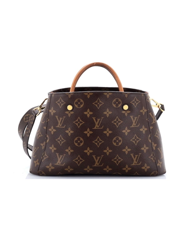 Montaigne Handbag Monogram Canvas BB By Rebag