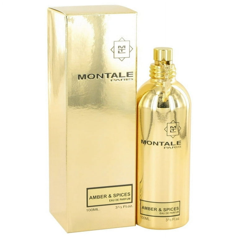 Montale Amber & Spices Eau De Parfum Spray (Unisex) By Montale - 3.3 oz Montale Amber & Spices Eau De Parfum Spray (Unisex) By Montale - 3.3 oz