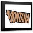 thumbnail image 1 of Montana 15x15 Black Modern Framed Museum Art Print Titled - Art Licensing Studio, 1 of 5