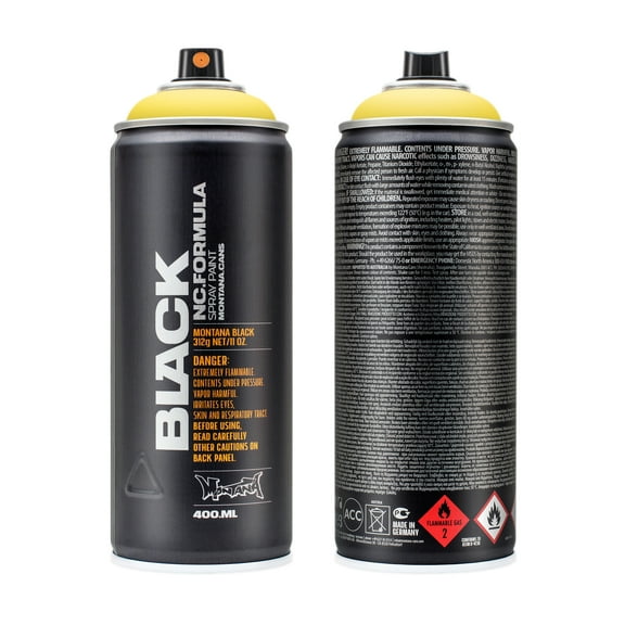 Montana BLACK 400ml Spray Color, Easter Yellow